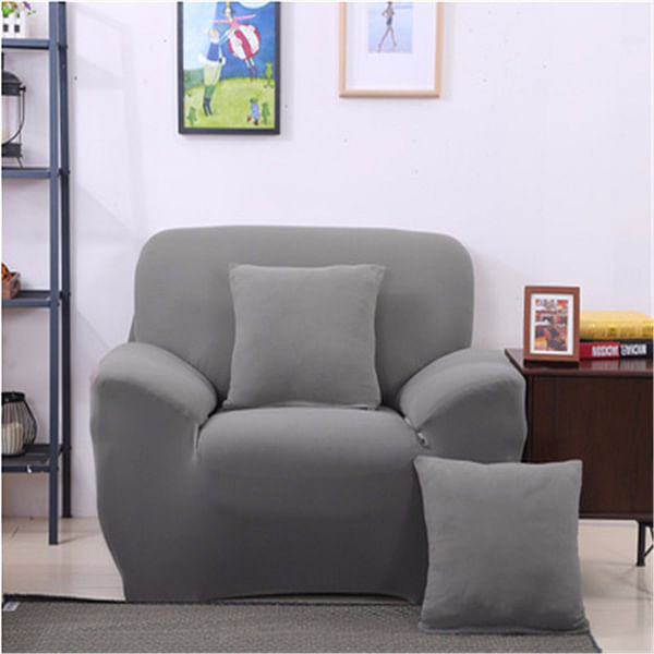 Three Seater Solid Colors Textile Spandex Strench Elastic Sofa Couch Cover Furniture Protector C122-1081547