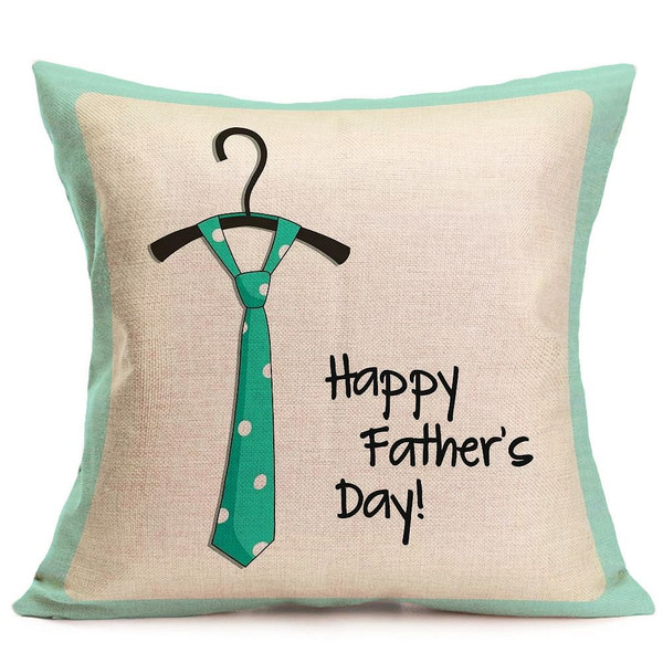 Honana WX-P4 43x43cm Father's Day Gift Flower Cotton Linen Pillow Case Cushion Cover Home Car Decor C122-1150873