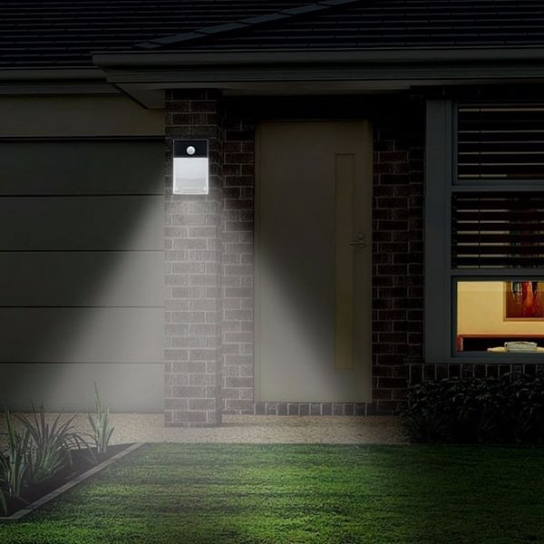 Solar Powered 12 LED PIR Motion Sensor Wall Light Outdoor Garden Lamp C122-1161538