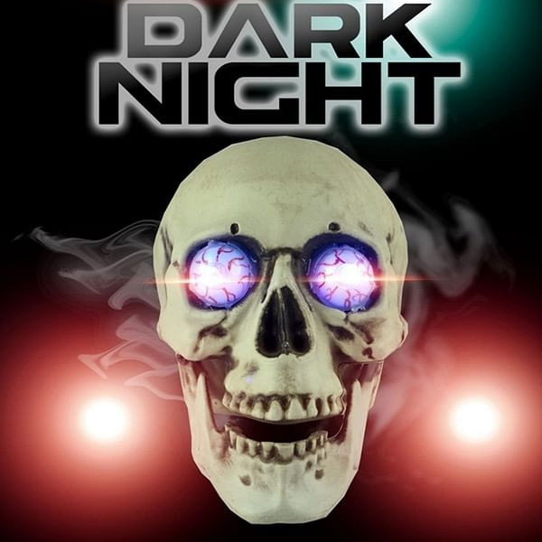 Portable Colorful LED Glowing Skull Night light Halloween Party Decor C122-1199932