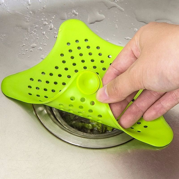 Silicone Suckers Kitchen Bathroom Sink Accessories For Bathroom Sucker Sink Filter Sewer Hair Coland C122-1223906