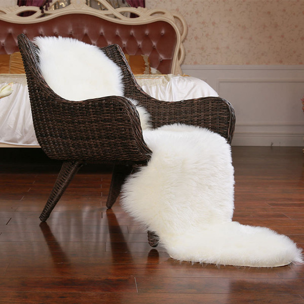 Honana WX-574 Imitation Wool Carpets Home Carpets Fur For Kids Room Living Room Warm Fur Carpets C122-1237395