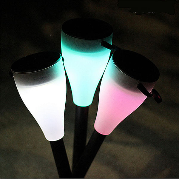 Colorful Solar Powered LED Night Light Landscape Garden Lamp for  Outdoor  Pathway  Decor C122-1240277