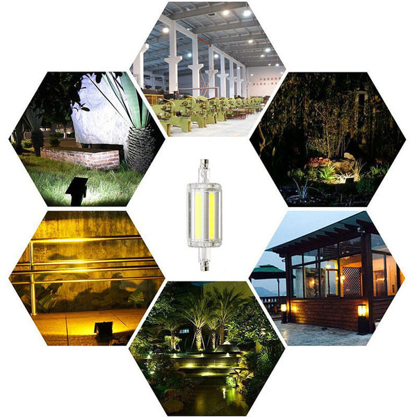R7S 8W COB Yes/No Dimmable Pure White Warm White LED Corn Light Bulb AC85-265V C122-1246286