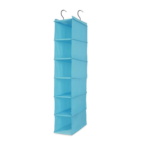 Waterproof Oxford 6 Layers 2 Hooks Hanging Clothes Storage Bag C122-1259008