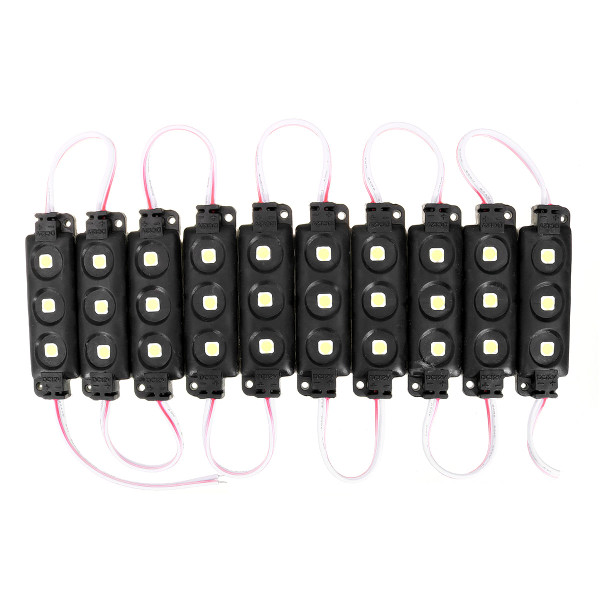 10PCS SMD5050 Waterproof 3LEDs Module Colorful Decorative Strip Light for Home DC12V C122-1267398