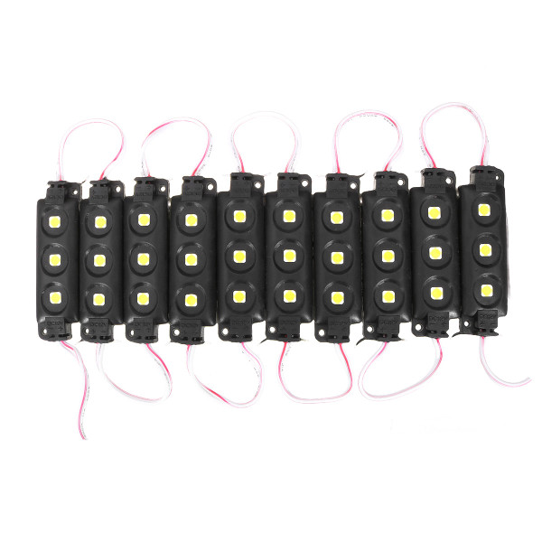 10PCS SMD5050 Waterproof 3LEDs Module Colorful Decorative Strip Light for Home DC12V C122-1267398
