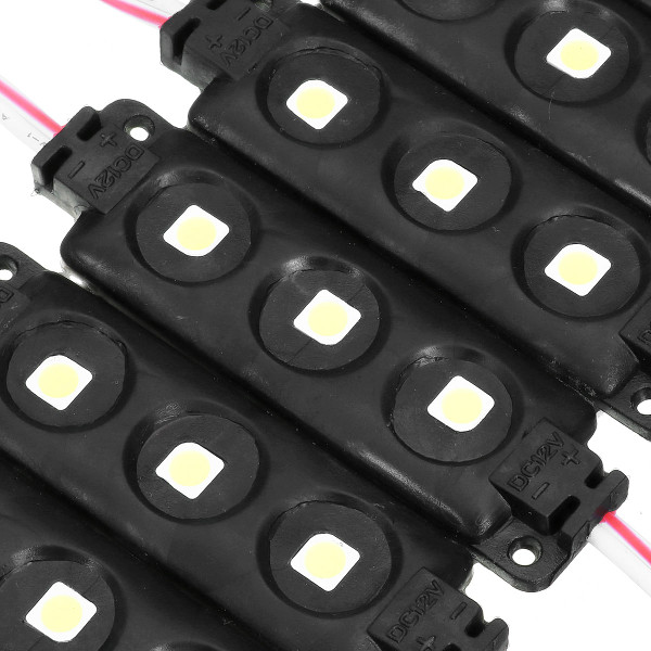 10PCS SMD5050 Waterproof 3LEDs Module Colorful Decorative Strip Light for Home DC12V C122-1267398
