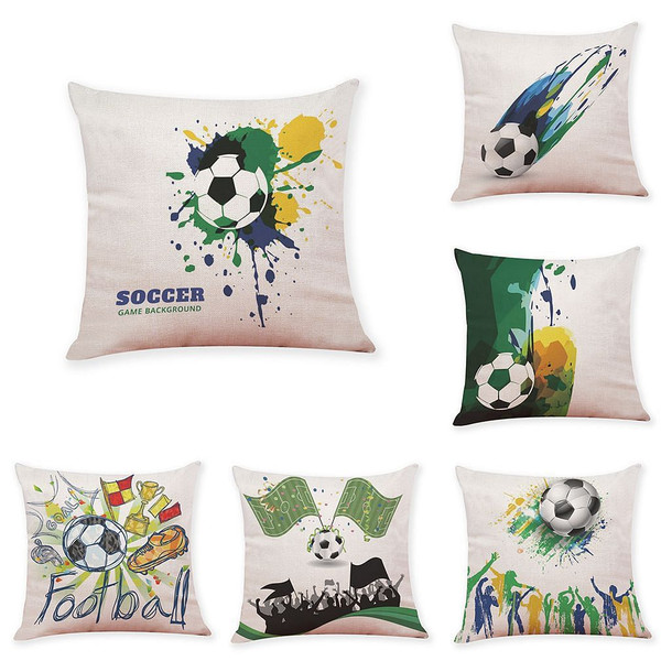 2018 Russia World Cup Home Decor Cushion Pillow Case Soccer Pillow Covers for Home Bedroom Sofa C122-1284268