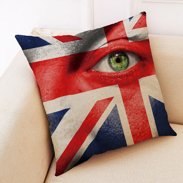 Honana BX The 2018 World Cup Cotton Linen Cushion Pillow Case Eye National Flag Pillow Cover C122-1298566
