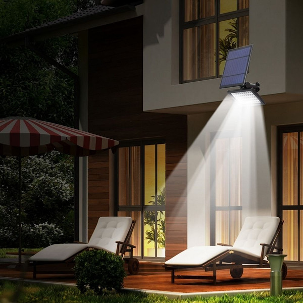 5W Solar Power 50 LED Spotlight Waterproof Landscape Wall Security Light for Outdoor Garden Lawn C122-1299714