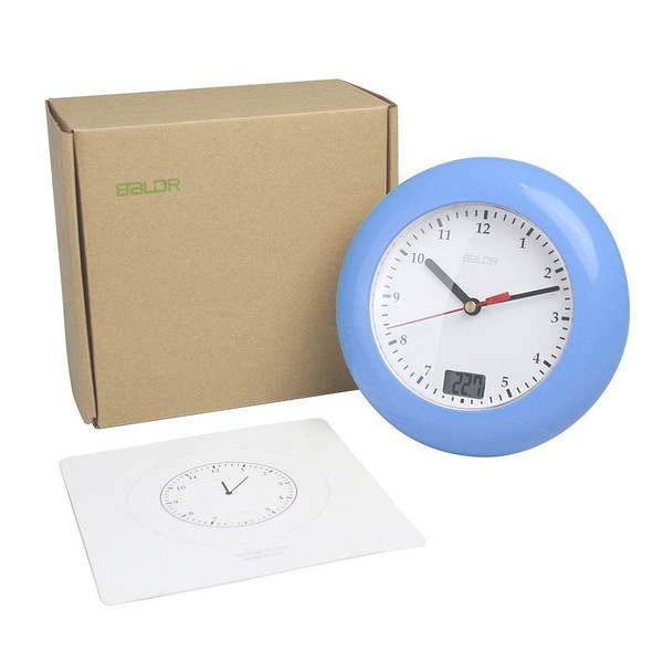 Baldr Temperature Sensor Digital Thermometer Wall Display Suction Cups Hanging Clock C122-1322175
