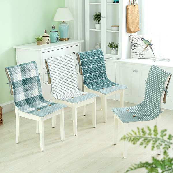 Honana BX 100% Cotton Washed Breathable Dining Back Chair Covers Soft Anti-skid Storage Style Fixed C122-1327815