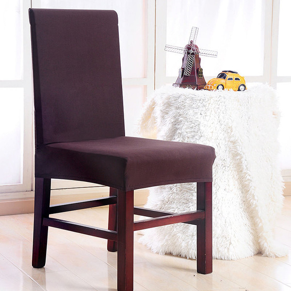 Household Chair Cover Elastic Anti-fouling Seat Sub-set Chairs Cover For Hotel Dining Office C122-1333880