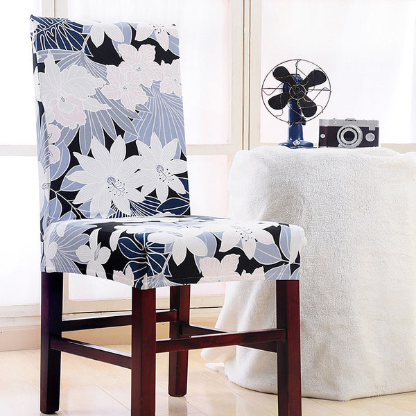 Household Chair Cover Elastic Anti-fouling Seat Sub-set Chairs Cover For Hotel Dining Office C122-1333880