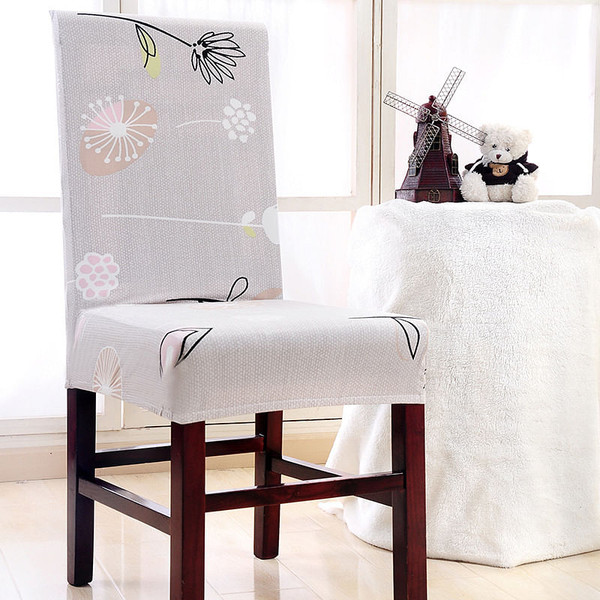 Household Chair Cover Elastic Anti-fouling Seat Sub-set Chairs Cover For Hotel Dining Office C122-1333880