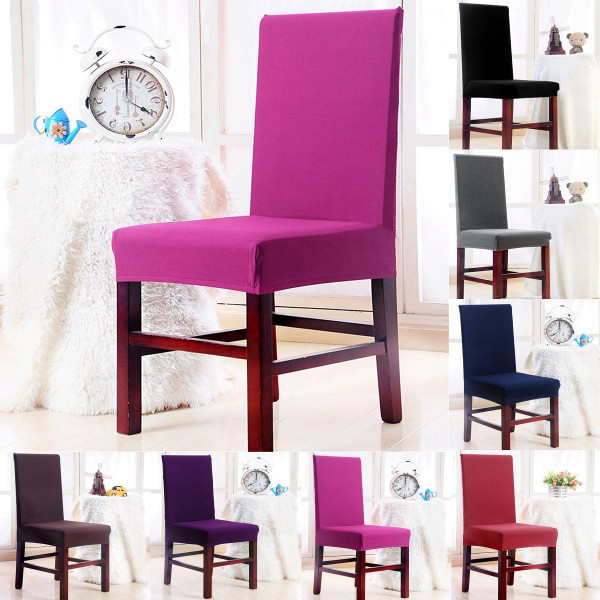 Household Chair Cover Elastic Anti-fouling Seat Sub-set Chairs Cover For Hotel Dining Office C122-1333880