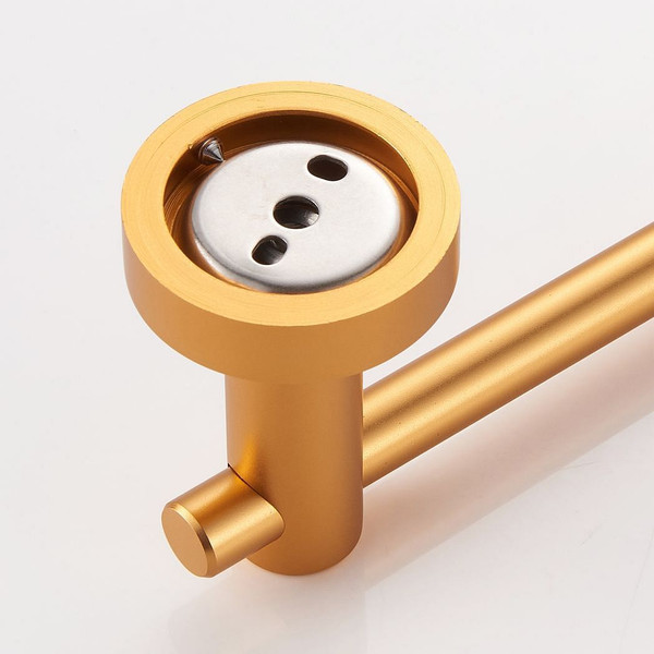 Toilet Paper Holder Golden Gold Thicken Space Aluminum Toilet Roll Holder for Bathroom, Kitchen, Wa T575-S0671273487