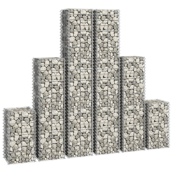 6 Piece Gabion Set Galvanized Wire A949-141049