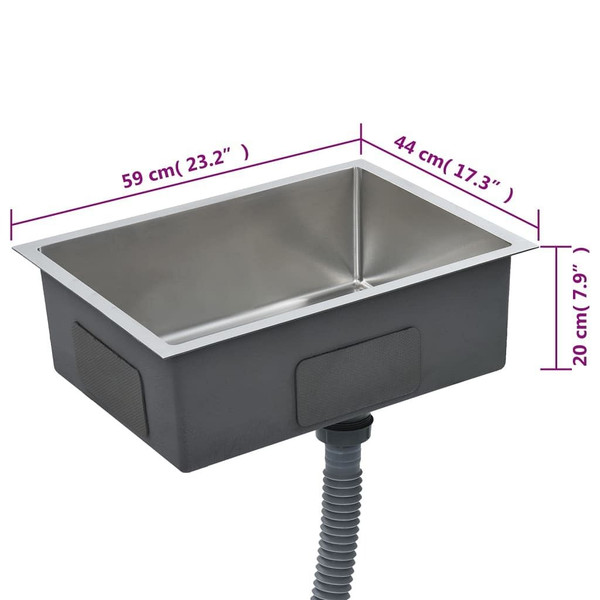 Handmade Kitchen Sink Stainless Steel A949-145078