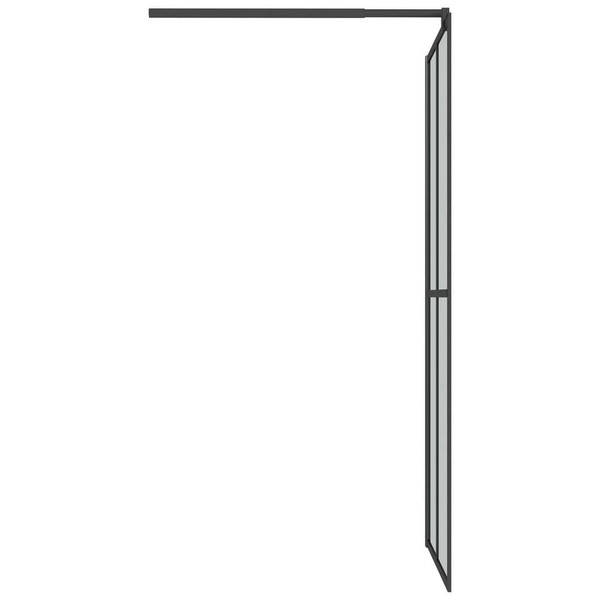 Walk-in Shower Screen 31.5"x76.8" Dark Tempered Glass A949-151884