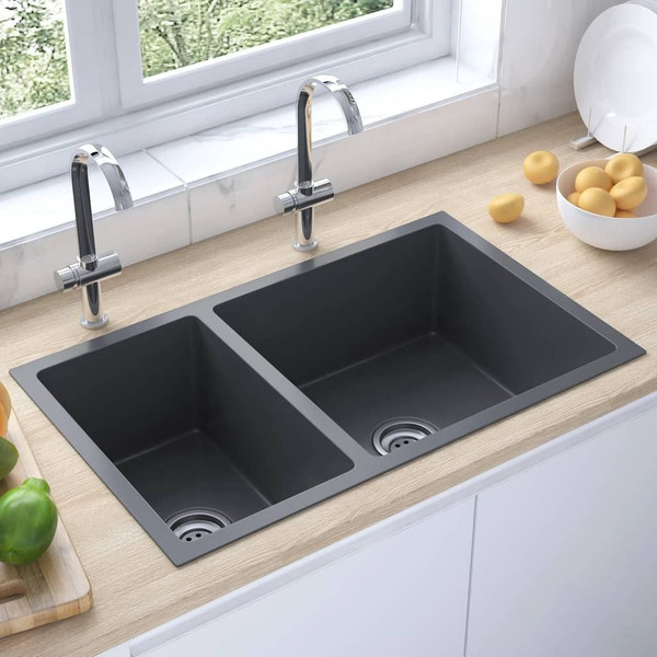 Kitchen Sink Black Stainless Steel A949-51562