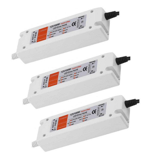 8A 100W Constant Voltage LED Driver AC 90-240V to DC 12V Power Supply~1004 T575-S0671387190