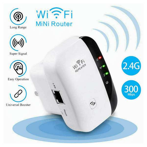 NEW! WiFi Range Extender Internet Booster Wireless Signal Repeater T575-S0671383874
