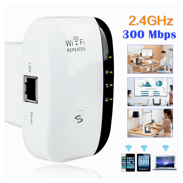 NEW! WiFi Range Extender Internet Booster Wireless Signal Repeater T575-S0671383874