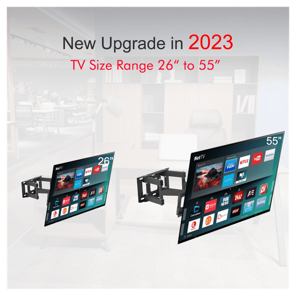 26-55 Inch Double Pendulum Large Base TV Stand TMDS-105 Bearing 40Kg/Vese400*400/Upper And Lower-10 T575-S0671348148