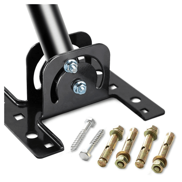 G01 Universal 180?°Adjustable TV Antenna J-Pole Aerial Bracket Black T575-S0671293813