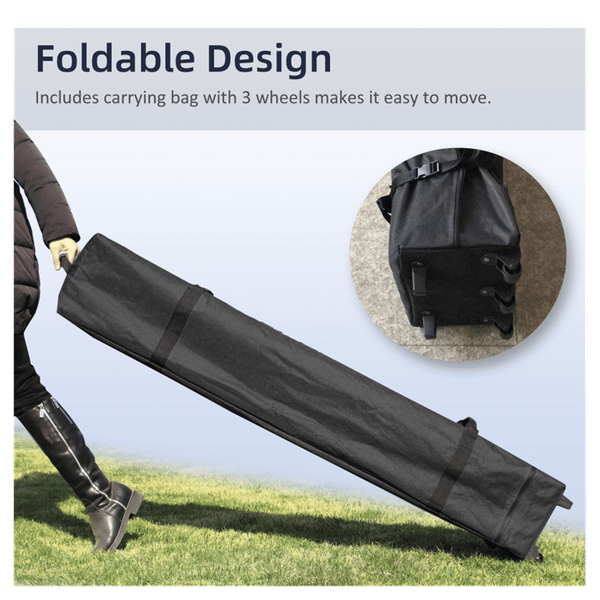 Pop Up Canopy Tent-Gray T575-S0671386308