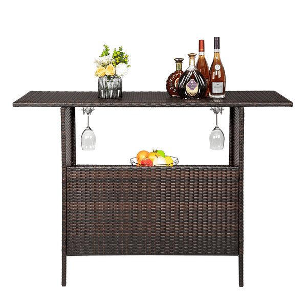 Modern Stylish And Beautiful Bar Table Brown Gradient T575-S0671434149