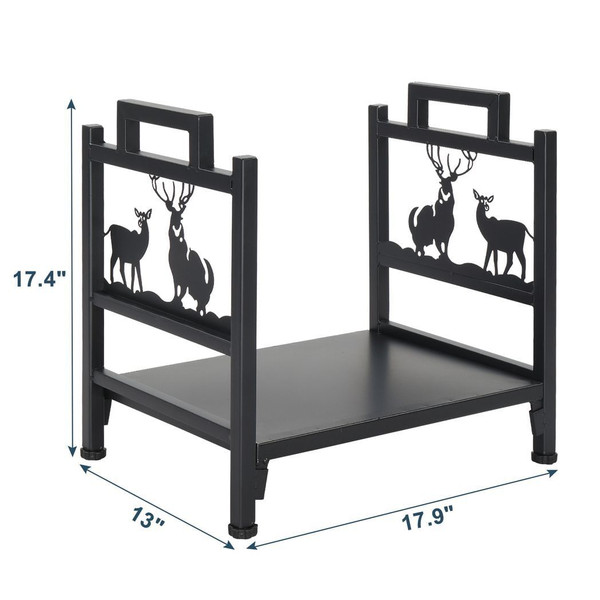 Single Layer Firewood Holder With Animal Pattern T575-S0671272041