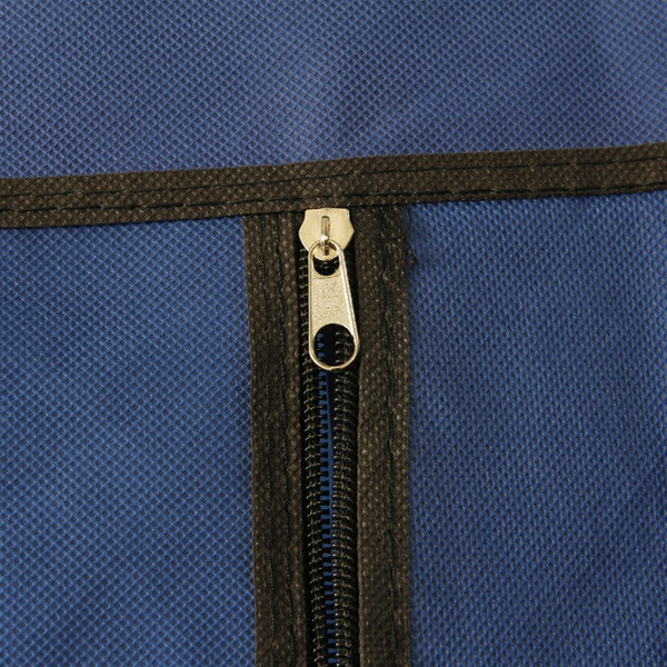5-Layer 12-Compartment Non-woven Fabric Wardrobe Portable Closet Navy (133x46x170cm) T575-S0671297244