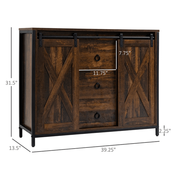 Cabinet Kitchen Sideboard Brown T575-S0671348039