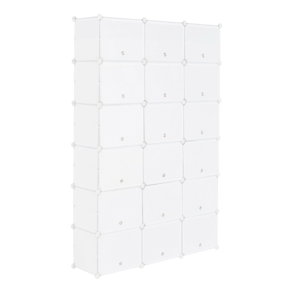 12-Tier Portable 72 Pair Shoe Rack Organizer 36 Grids Tower Shelf Storage Cabinet Stand Expandable  T575-S0671292036