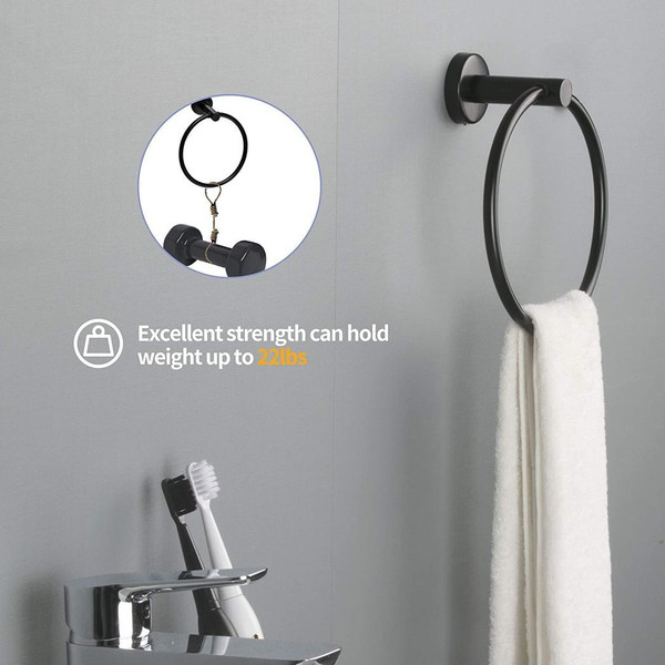 6 ??????????????? 6 Piece Stainless Steel Bathroom Towel Rack Set Wall Mount T575-S0671286108
