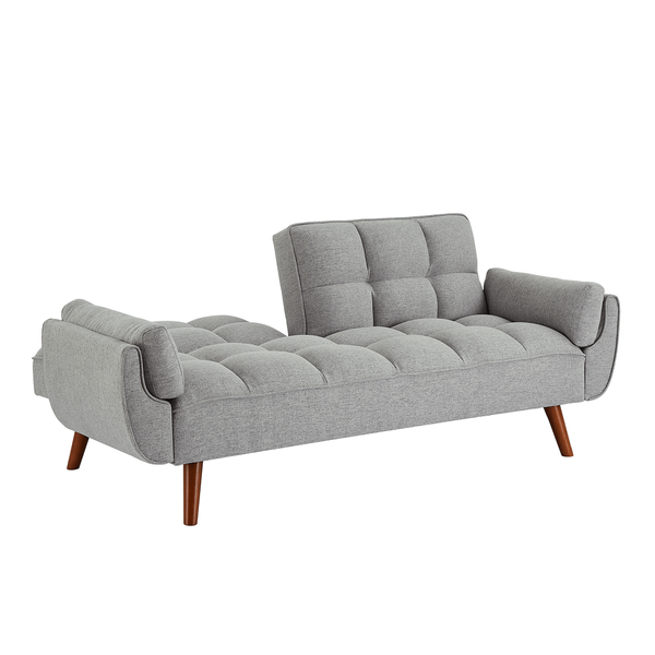 New Design Linen Sofa Furniture Adjustable Backrest Easily Assembled Recliners-GRAY T575-V0671301326