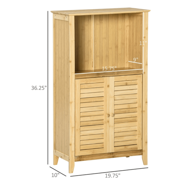 Bathroom Floor Cabinet Natural T575-S0671369702