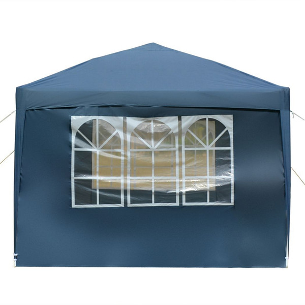 3 x 3m Two Doors & Two Windows Practical Waterproof Right-Angle Folding Tent Blue T575-S0671285576