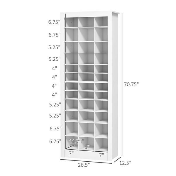 Shoe Storage Cabinet-White T575-S0671382166