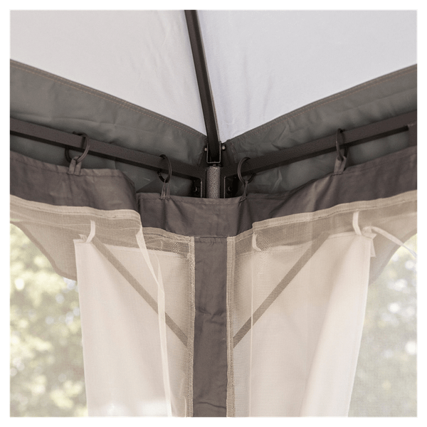 10ft x12ft Outdoor Gazebo, Grey-AS T575-S0671348030