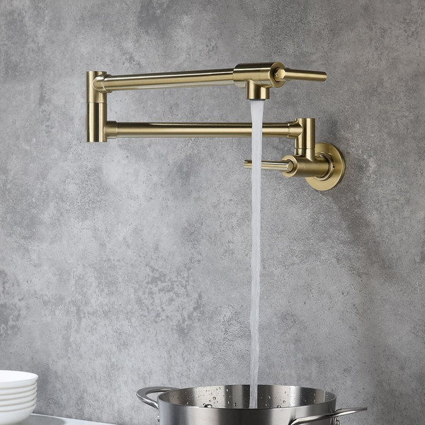 Folding faucet,Pot Filler Faucet Wall Mount T575-S0671292894