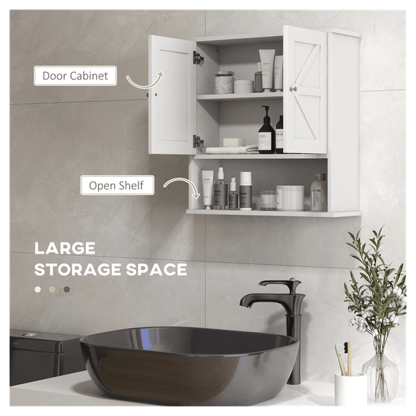 Bathroom Cabinet/Wall Cabinet-White T575-S0671382161