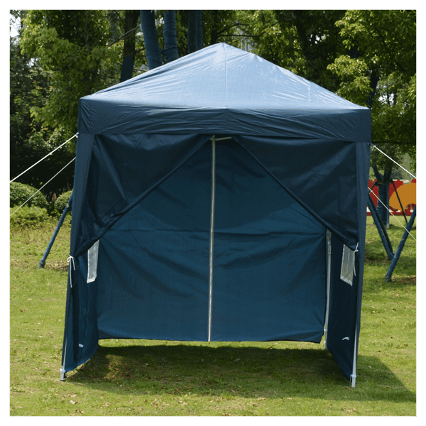 2 x 2m Two Doors & Two Windows Practical Waterproof Right-Angle Folding Tent Blue T575-S0671394937