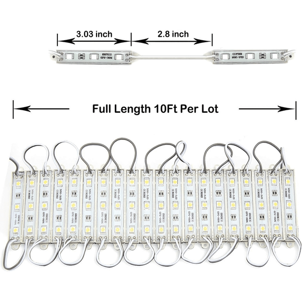 Super Bright IP65 Waterproof 5050 SMD Module Light Sign Strip Lamp DC 12V T575-S0671272648