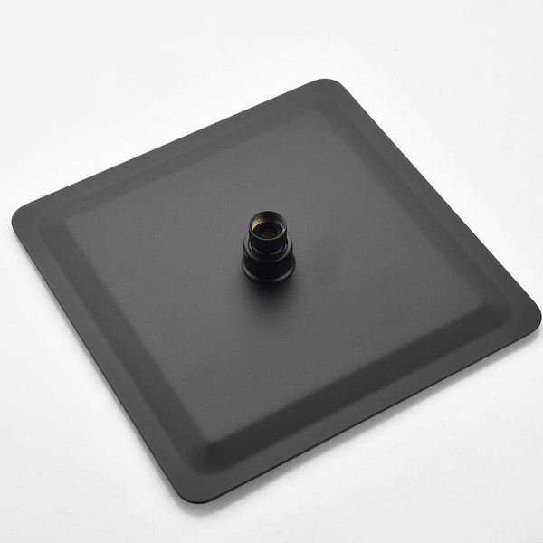 Matte Black Shower Set System Bathroom Luxury Rain Mixer Shower Combo Set Ceiling Mounted Rainfall  T575-S0671299494