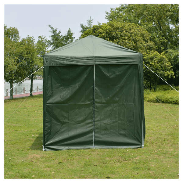 2 x 2m Two Doors & Two Windows Practical Waterproof Right-Angle Folding Tent Green T575-S0671394961