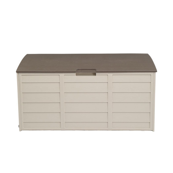 75gal 260L Outdoor Garden Plastic Storage Deck Box Chest Tools Cushions Toys Lockable Seat T575-S0671274429
